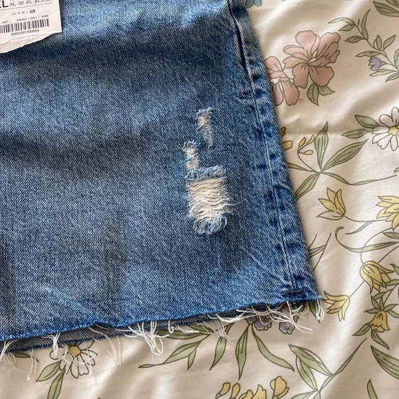 The crossed fly mini skirt XL - Picture 6 of 11